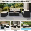 Yaheetech 5er Gartenmöbel Set Balkonmöbel aus Polyrattan Produktbild-Vorschau 9