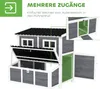 Kurník PawHut z jedlového dřeva, kurník s hnízdícími boxy Náhled obrázku produktu 6