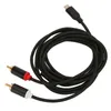 Kábel s konektorom typu C na 2RCA, hi-fi stereo, pozlátený Náhľad obrázku produktu 2