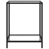 vidaXL Stolik konsola przezroczysty 60x35x75 cm szkło Podgląd zdjęcia produktu 1