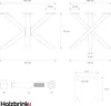 HOLZBRINK Tischbeine aus Metall, Tischgestell für Produktbild-Vorschau 3