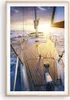 Gerahmtes Poster - Rahmen in heller Eiche - Segelboot Meer Produktbild-Vorschau 1