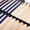 A close-up view of a wooden bed slatted base. Anteprima dell’immagine prodotto