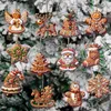 Lebkuchen-Anhänger, Weihnachtsschmuck aus Holz, Produktbild-Vorschau 7