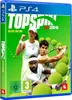 The image shows the front cover of the Top Spin 2k25 PS-4 Deluxe Edition video game. Produktbild-Vorschau