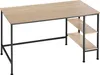 A product shot of a desk with shelves. Voir les images du produit