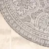 Volero - Tapis d'extérieur rond - Summer Oriental Gris Voir les images du produit 4