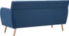 vidaXL Třímístná pohovka látka 172x70x82 cm Modrá Náhled obrázku produktu 5
