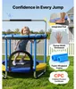 Mini-trampolino per bambini con maniglia di sicurezza, rete Anteprima dell’immagine prodotto 4