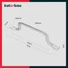 KOTARBAU® Set di 2 maniglie per porte 160 mm in filo Anteprima dell’immagine prodotto 3