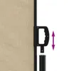 vidaXL Marquise latérale extensible Beige 220x500 cm Voir les images du produit 6