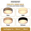 MONZANA® Deckenlampe Stoff Wohnzimmer Schlafzimmer E27 Produktbild-Vorschau 7