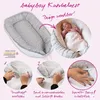 babybay Kuschelnest Piqué, perlgrau Punkte weiß Produktbild-Vorschau 4