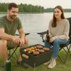 Mobiler BBQ Holzkohle Grill Camping-Grill für Unterwegs Produktbild-Vorschau 4