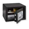 An open safe with items inside. Produktbild-Vorschau