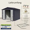 Albatros Profi Gerätehaus XL – verzinktes Metall in Produktbild-Vorschau 15