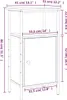 vidaXL Szafka nocna dąb sonoma 41x31x80 cm Materiał Podgląd zdjęcia produktu 7