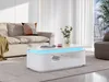 4-türige Bank mit 1 Schublade und LED-Beleuchtung - MDF - Produktbild-Vorschau 2