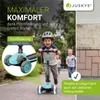 JUSKYS® Kinderroller Lumox - Blau, LED Räder, Produktbild-Vorschau 2