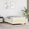 vidaXL Box spring bed frame cream 90x190 cm fabric Náhľad obrázku produktu 2
