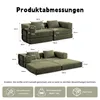 Modulares Sofa 2-Sitzer Cord,Klappbar & Ausziehbar als Produktbild-Vorschau 7