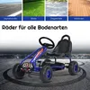 Kinder Gokart mit Handbremse & verstellbarem Sitz, Tretauto Produktbild-Vorschau 7