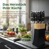 UISEBRT - Set de couteaux de cuisine 7 pièces avec bloc à Voir les images du produit 6