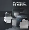ovimar Toilettenpapierhalter Hanstholm ohne Bohren silber | Produktbild-Vorschau 6