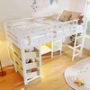 Hochbett mit LED-Beleuchtung, Rausfallschutz, Lattenrost, Produktbild-Vorschau 4