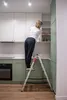 Baulich | Aluminium Haushaltsleiter - 2 x 5 Stufen - Max. Produktbild-Vorschau 3