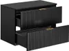 Waschtischunterschrank 80cm ADELAIDE-56-BLACK, matt schwarz Produktbild-Vorschau 4