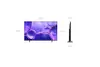 Product dimensions and side profile of a television. Produktbild-Vorschau