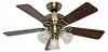 Stropní ventilátor s osvětlením a stahovacími řetízky Náhled obrázku produktu 1
