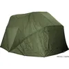 A green bivvy tent shown from a side-angle on a white background. Voir les images du produit