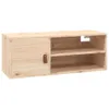 A wooden cabinet with a door and shelves, shown against a white background. Produktbild-Vorschau
