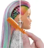 Barbie Poupée léopard aux cheveux arc-en-ciel avec effet de Voir les images du produit 3