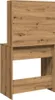 vidaXL Toaletní stolek se zrcadlem Artisan dub 74,5x40x141 Náhled obrázku produktu 6
