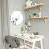 Tablica magnetyczna stalowa czarna okrągła 47cm Dandelion 2 Podgląd zdjęcia produktu 2