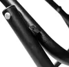 A close-up view of the black metal frame of a folding table, showing a rivet and a small metal bracket. Produktbild-Vorschau