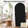 Vortisys 171 × 76 cm Gebogener Ganzkörperspiegel  Schmaler Produktbild-Vorschau 2