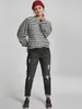 Urban Classics Ladies Oversize Stripe Pullover black/white Náhled obrázku produktu 12