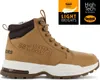 A tan Dockers by Gerli men's lace-up boot with a white sole and brown accents. Produktbild-Vorschau