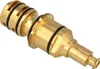 A close-up studio shot of a brass faucet cartridge on a white background. Produktbild-Vorschau