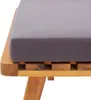 vidaXL Banc de jardin avec coussins 115 cm bois massif Voir les images du produit 12
