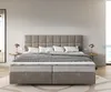 DELIFE Boxspringbett Dream-Fine Mikrofaser Beige 200x200 cm Produktbild-Vorschau 2