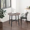 HOMCOM Eettafel voor 4 personen, geschikt voor eetkamer of Productafbeelding-voorbeeld 2
