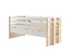 Vipack - Halbhohes Margrit Bett mit Rolllattenrost, Produktbild-Vorschau 3