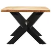 vidaXL Esstisch 200×100×75 cm Massivholz Mango Produktbild-Vorschau 2