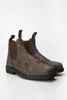 A pair of brown leather Chelsea boots on a white background. Produktbild-Vorschau