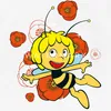 Spreadshirt Biene Maja Mohnblumen Kinder T-Shirt, 122/128 Produktbild-Vorschau 2